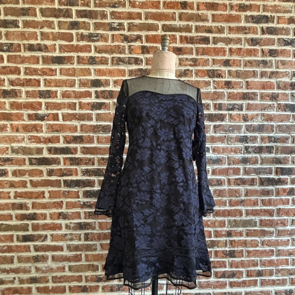 Illusion Neckline Sheath Dress